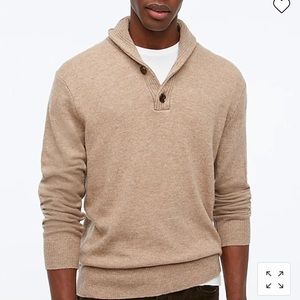 Men’s Lambswool 🐑 Shawl-collar, Pull over sweater